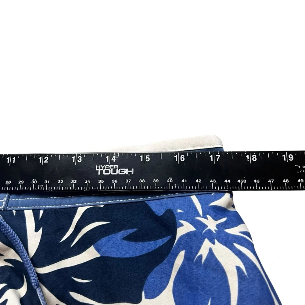 Speedo Men’s Hawaiian‎ Lined Blue Board Shorts Swim Trunks